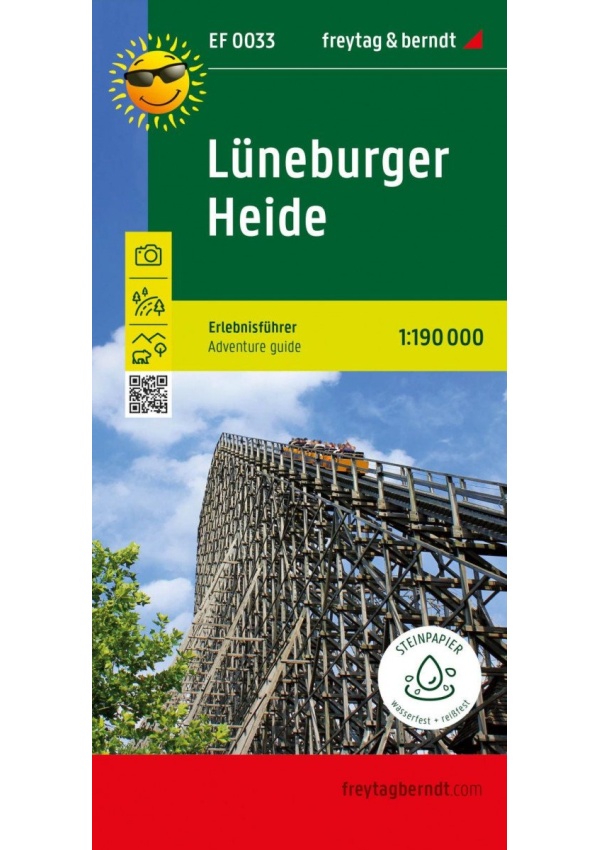 Lüneburg Heide průvodce 1:190 000 / mapa s průvodcem