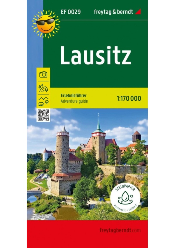 Lausitz, Erlebnisführer 1:170 000 / mapa s průvodcem