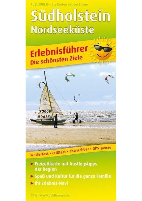 Jižní Holštýnsko Pobřeží Severního moře 1:150 000 / mapa s průvodcem