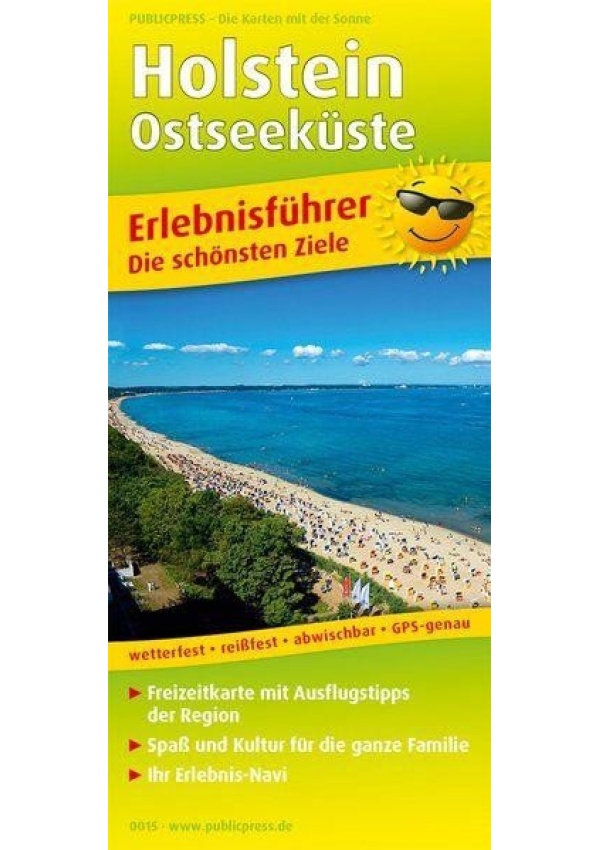 Holštýnsko Pobřeží Baltského moře 1:150 000 / mapa s průvodcem