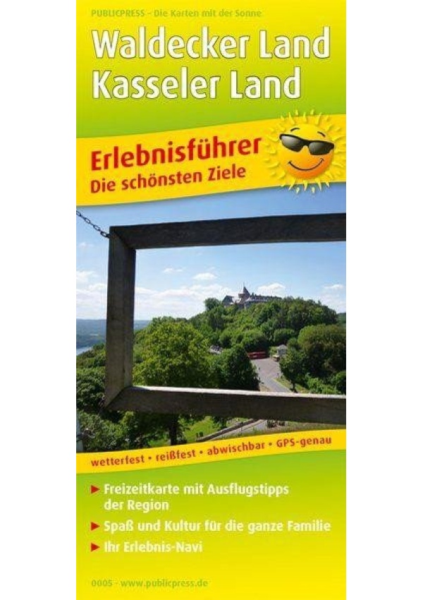 Waldecker Land, Kassel Land 1:150 000 / mapa s průvodcem