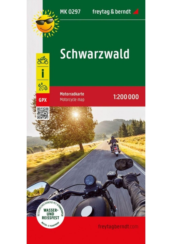 Černý les 1:200 000 / motocyklová mapa