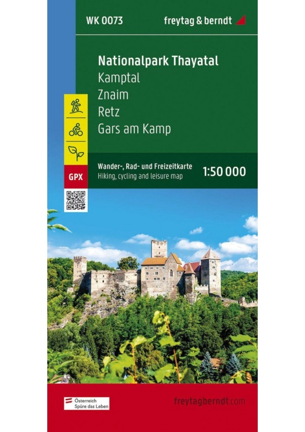 Národní park Thayatal 1:50 000 / turistická a cykloturistická mapa