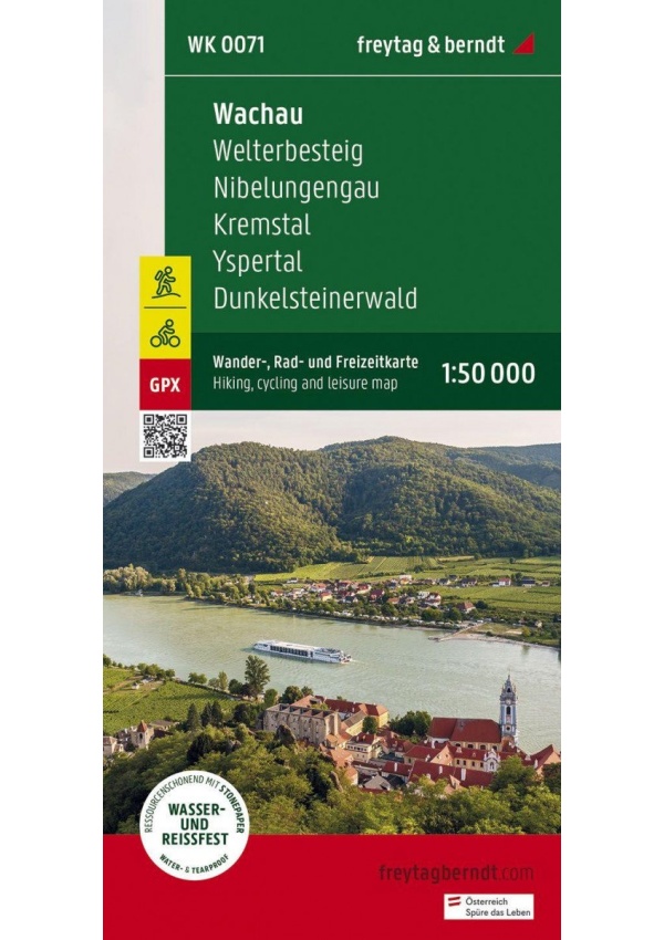 Wachau 1:50 000 / turistická a cykloturistická mapa