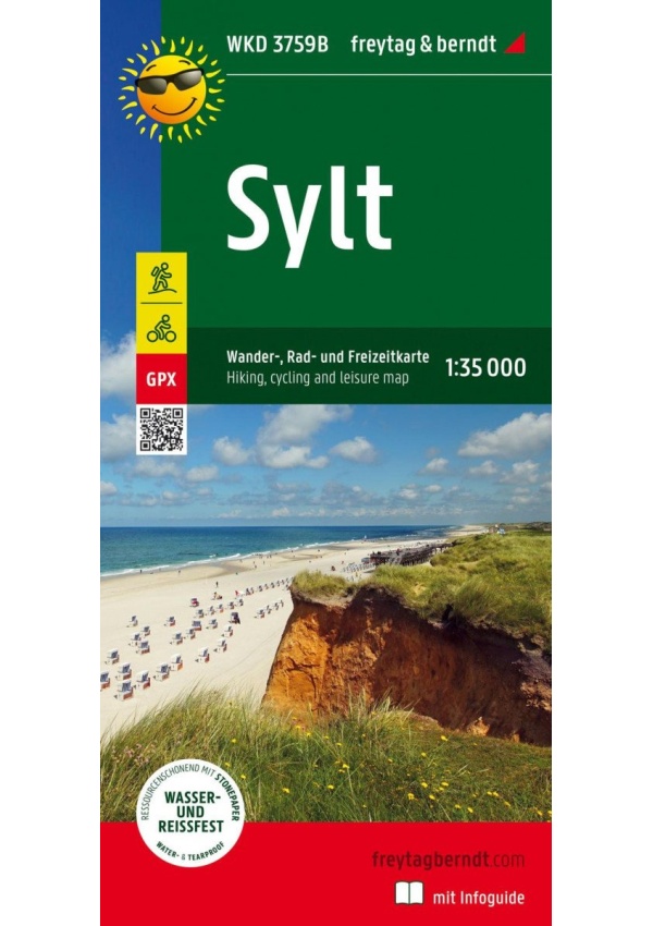 Sylt 1:35 000 / turistická a cykloturistická mapa s informačním průvodcem