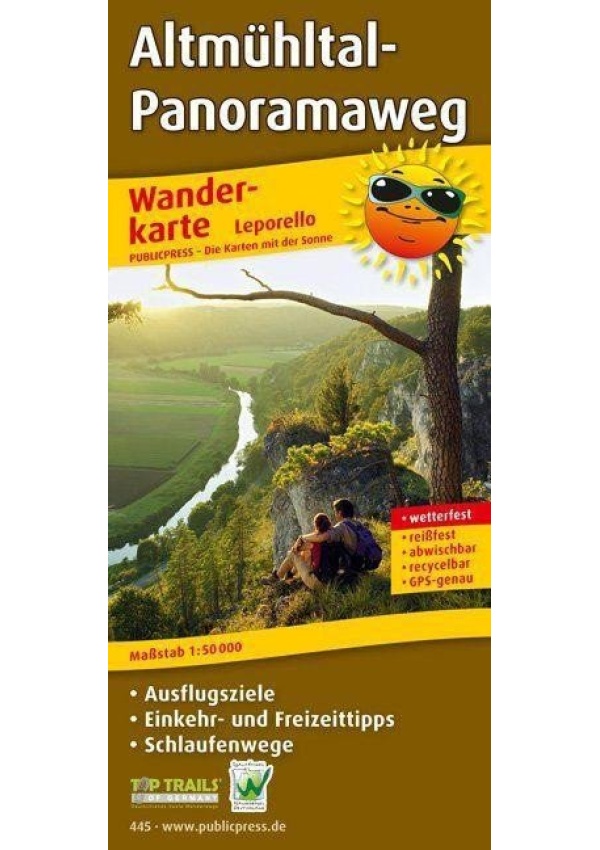 Altmühltal, Gunzenhausen-Kelheim 1:50 000 / turistická mapa