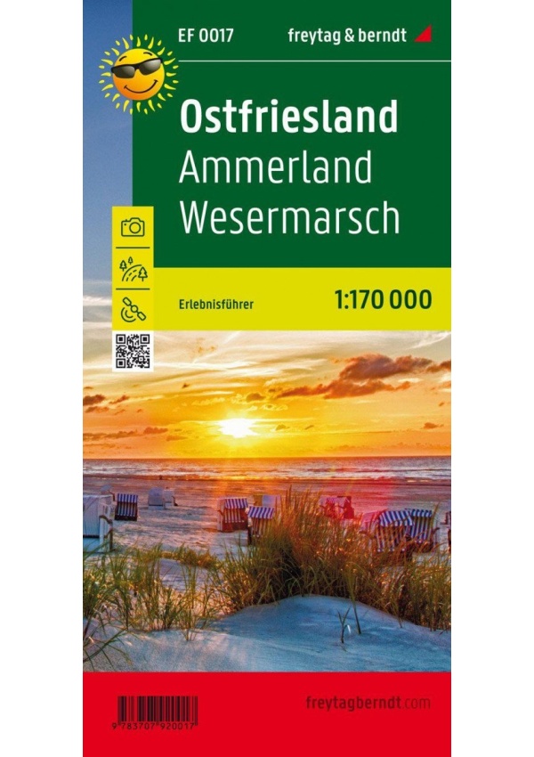 Východní Frísko, Průvodce dobrodružstvím 1:170 000 / turistická a cykloturistická mapa