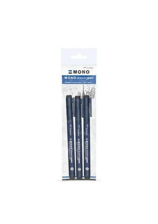 Tombow Fineliner MONO drawing pen 3 ks