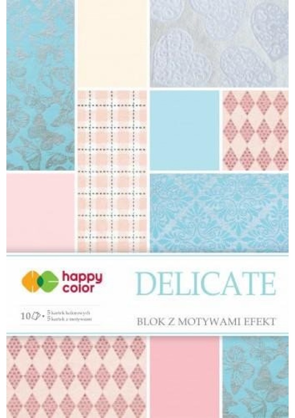 Blok s effect papíry 20 x 29 cm Delicate 170-220 g