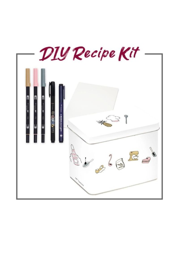 Tombow Sada DIY Recipe kit - Kuchařka KALIA paper, s.r.o.