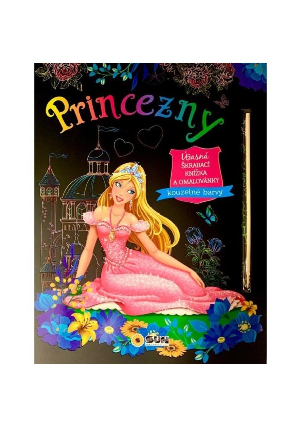 Levně Princezny - Úžasná škrábací knižka a omalovánky