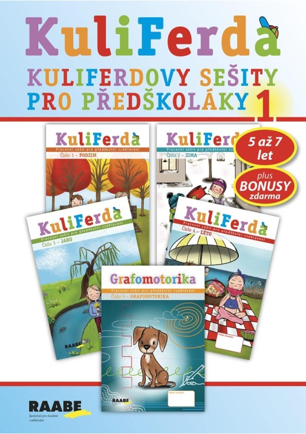 Levně KuliFerda - Kuliferdovy sešity pro předškoláky 1 (5-7 let)