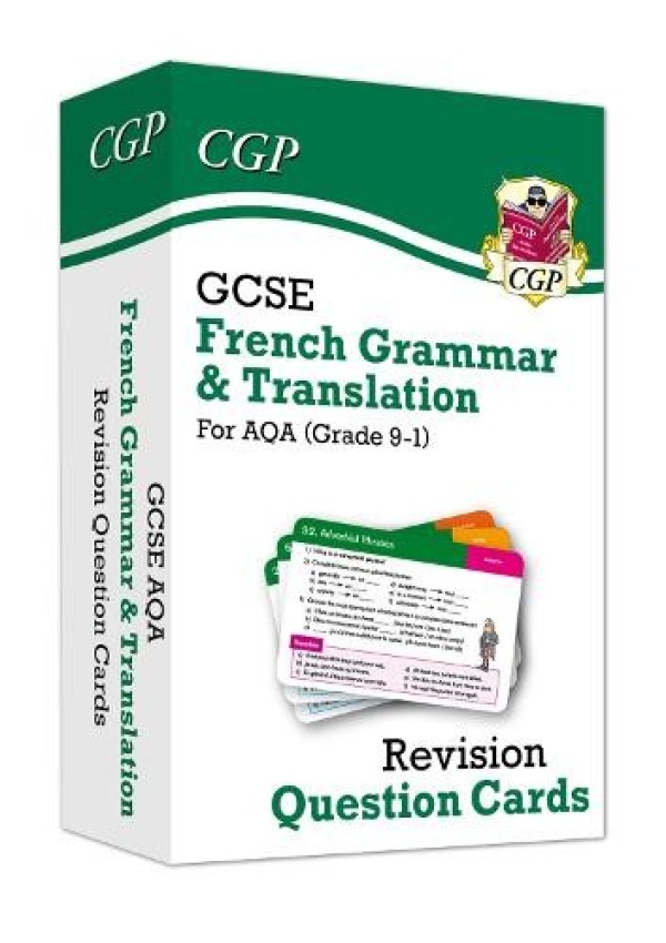 GCSE AQA French: Grammar a Translation Revision Question Cards