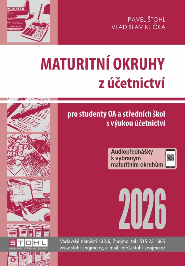 Maturitní okruhy z účetnictví 2026