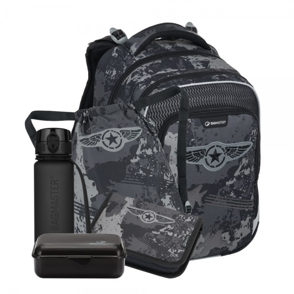 Bagmaster LUMI 24 B velký školní set pro prvňáčky – stíhačky