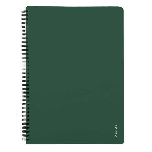 Levně Twin wire blok A4 PP VERDE zelená
