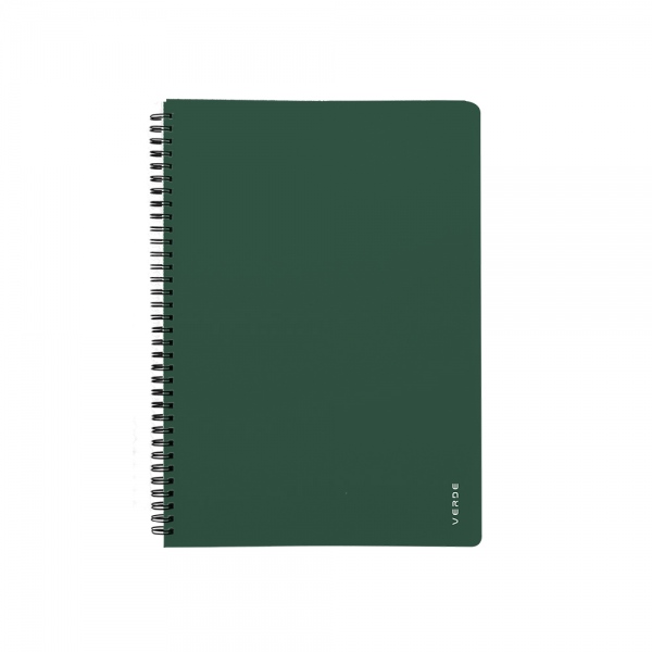Levně Twin wire blok A5 PP VERDE zelená