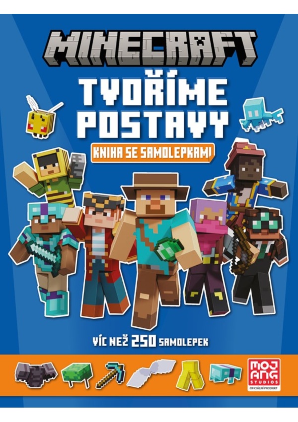 Minecraft - Tvoříme postavy - Knížka se samolepkami