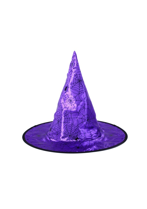 Klobouk čarodějnický dětský fialový