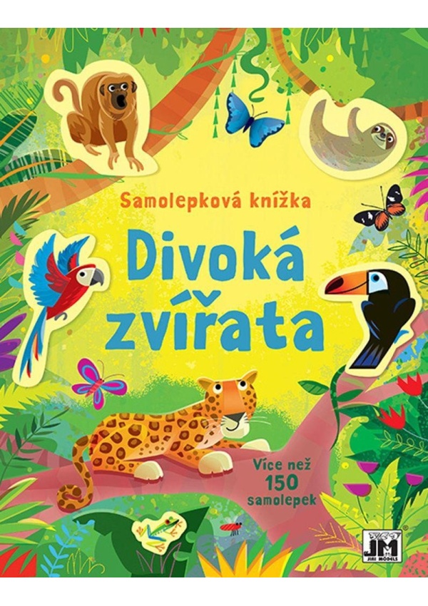 Samolepková knížka - Divoká zvířata