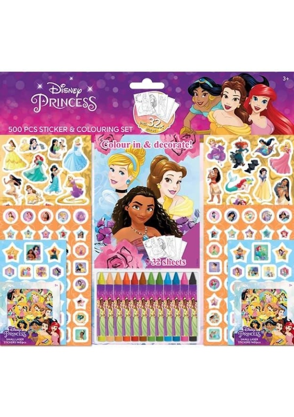 Disney Princezny - Samolepkový set 500