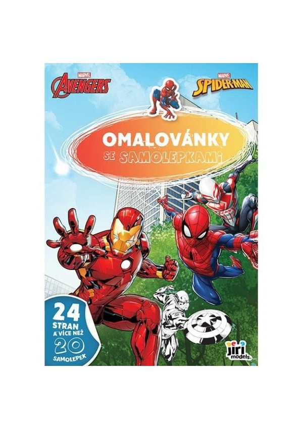 Levně Marvel - Omalovánky A4 se samolepkami