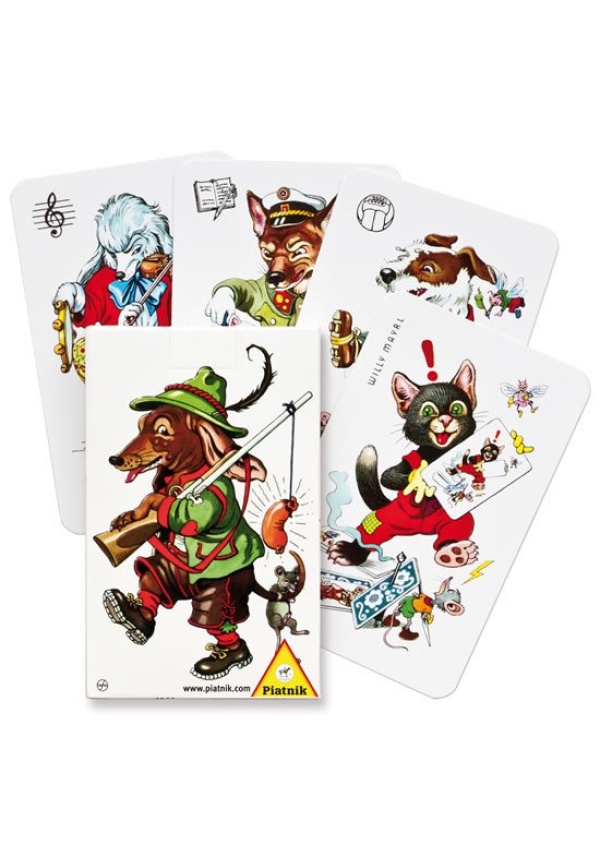 Piatnik Černý Petr - Psi (papírová krabička)