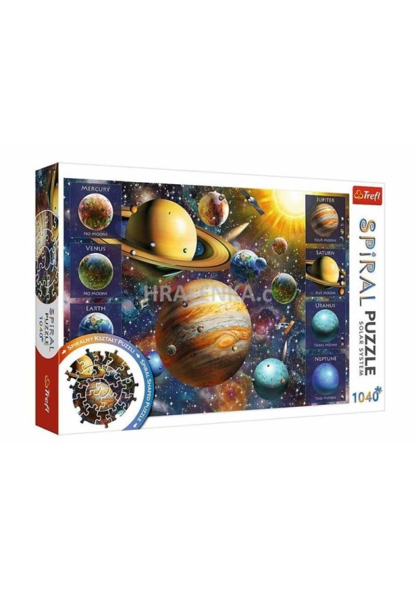 Trefl Spiral Puzzle Sluneční soustava /1040 dílků