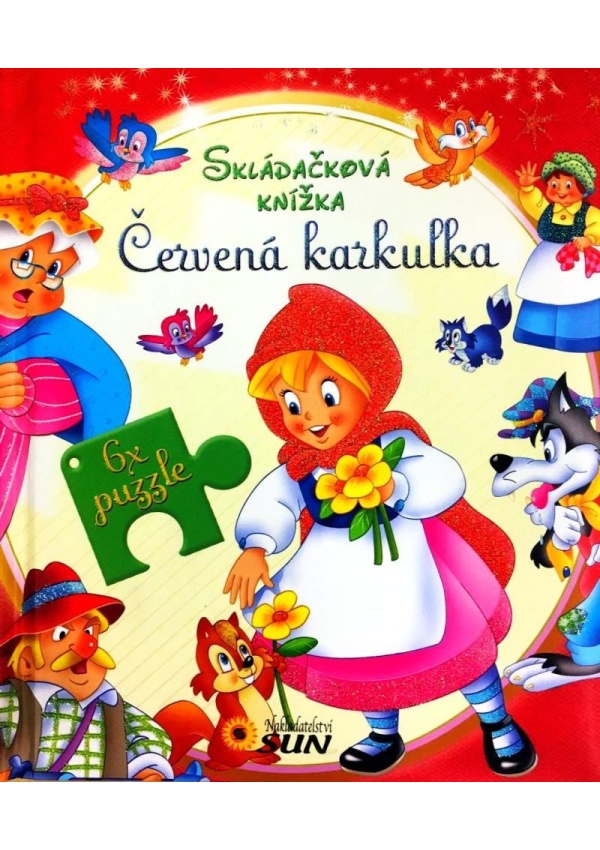 Skládačková knížka - Červená karkulka