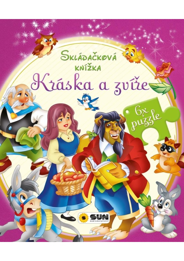 Levně Kráska a zvíře - Skládačková knížka