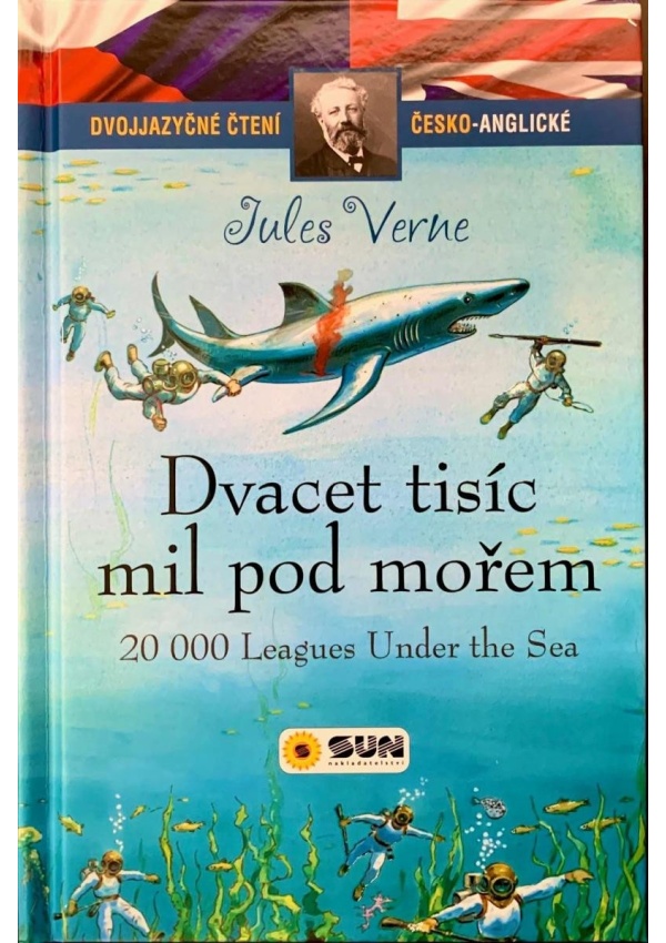 Dvacet tisíc mil pod mořem - Dvojjazyčné čtení Č-A
