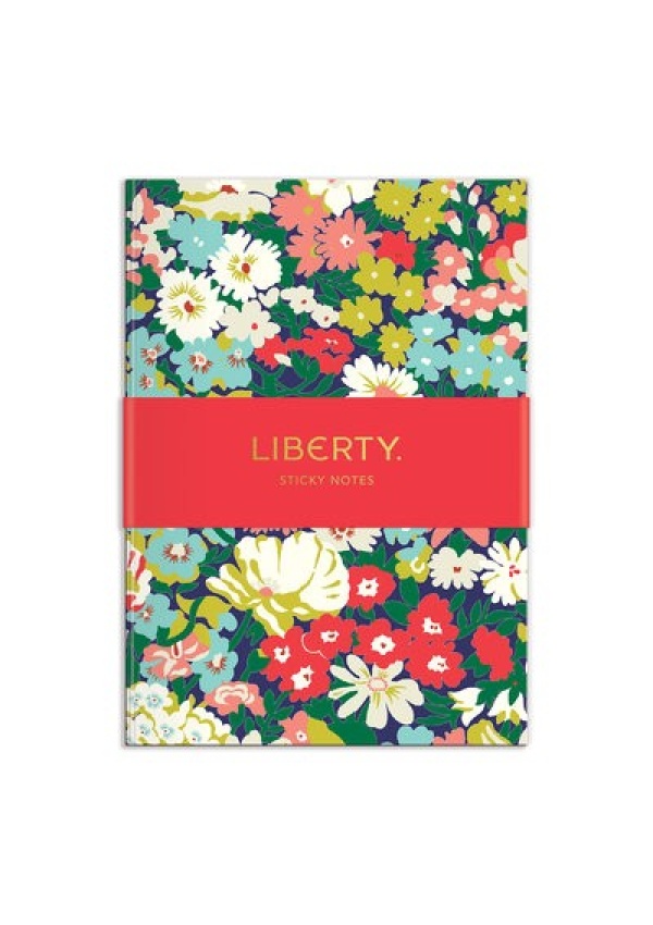Liberty Floral Sticky Notes Hard Cover Book
