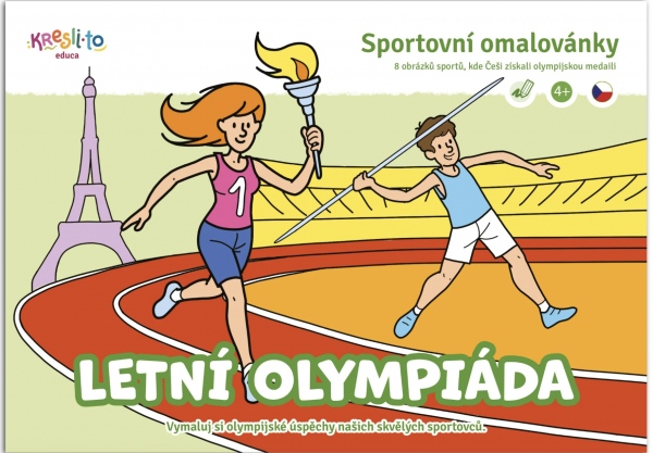 Letní olympiáda - Sportovní omalovánky A5