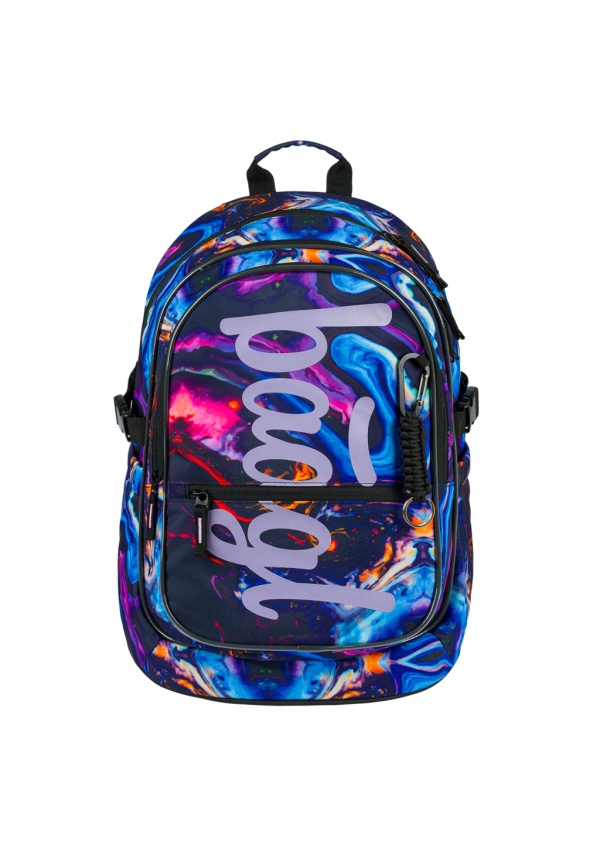 BAAGL Školní batoh Core Marble