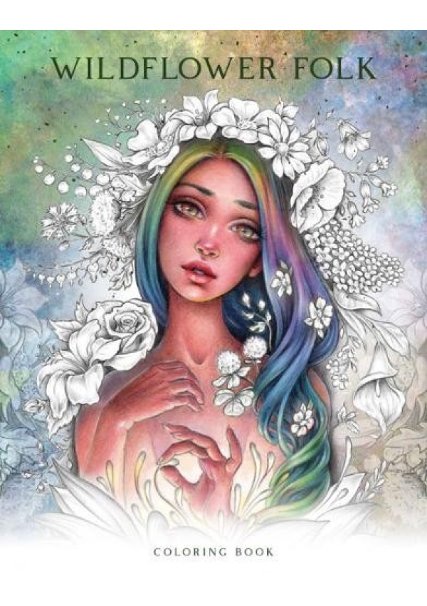 Wildflower Folk Coloring Book