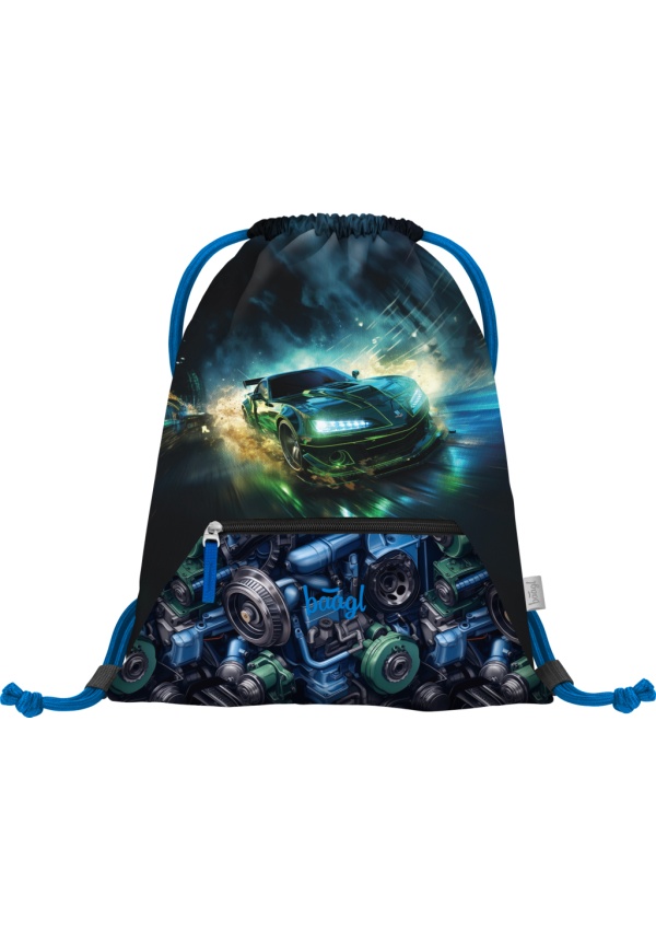 BAAGL Sáček s kapsou Závodní auto