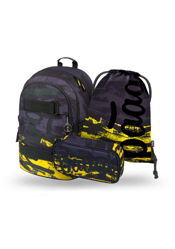 Levně BAAGL 3 SET Skate Dune: batoh, penál, sáček