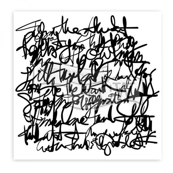 Levně Šablona TCW 6aquot;x6aquot; (15,2x15,2 cm) - Messy Writing