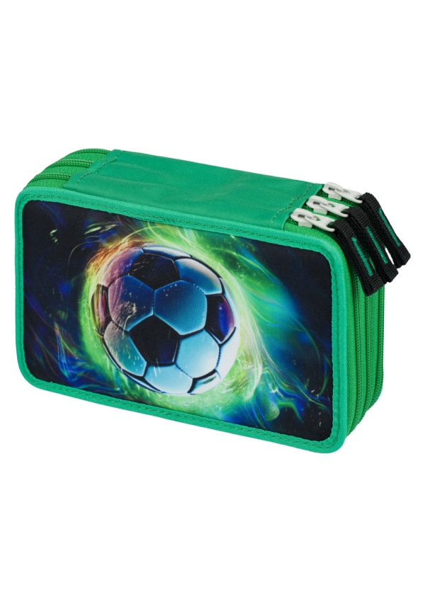 BAAGL Školní penál třípatrový Fotbal Míč
