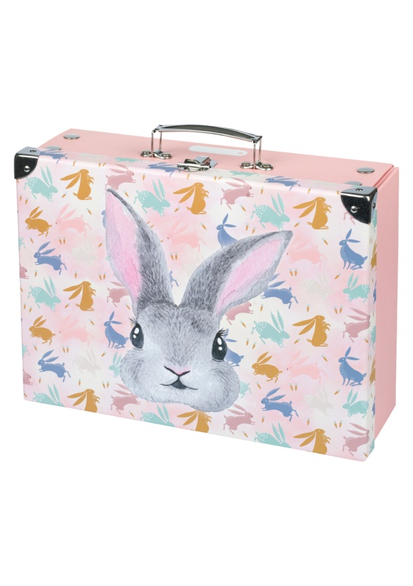 BAAGL Skládací školní kufřík Bunny s kováním