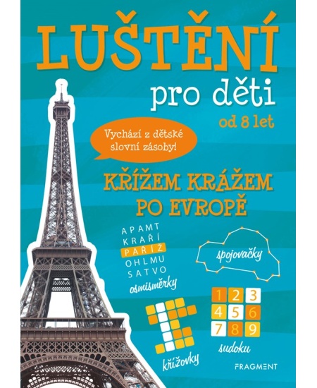 Luštění pro děti - Křížem krážem po Evropě