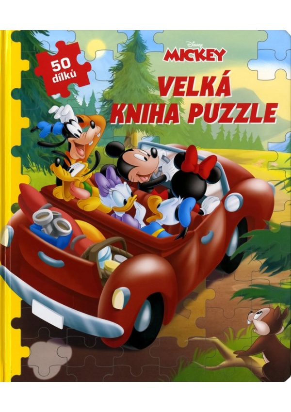 Mickey a jeho přátelé - Velká kniha puzzle