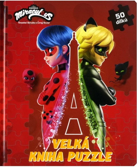 Kouzelná Beruška a Černý Kocour - Velká kniha puzzle