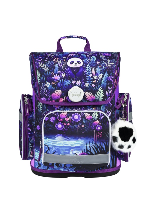 Levně BAAGL Školní aktovka Ergo Jungle Panda