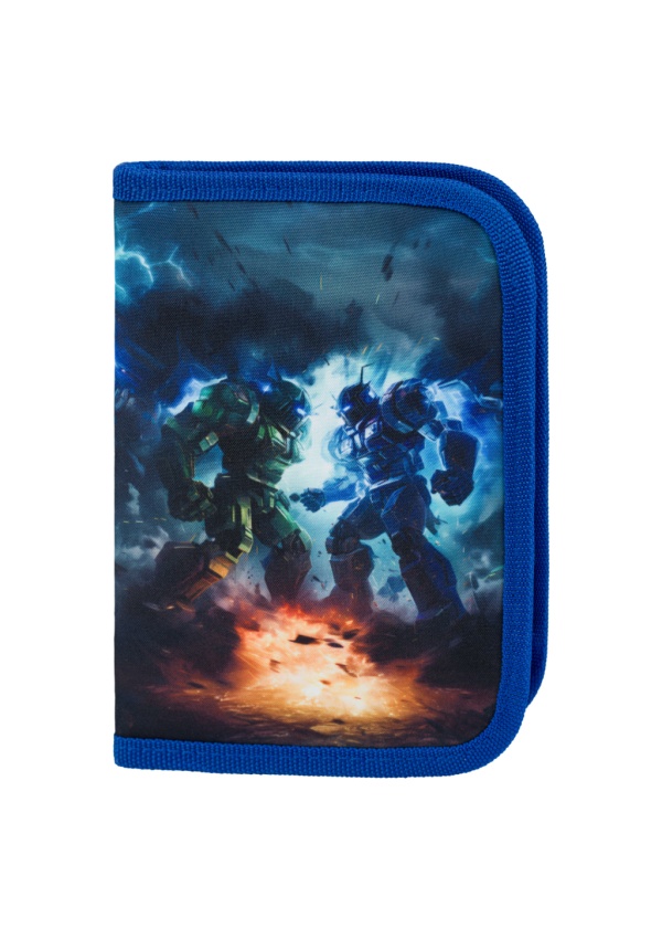 BAAGL Školní penál jednopatrový Roboti