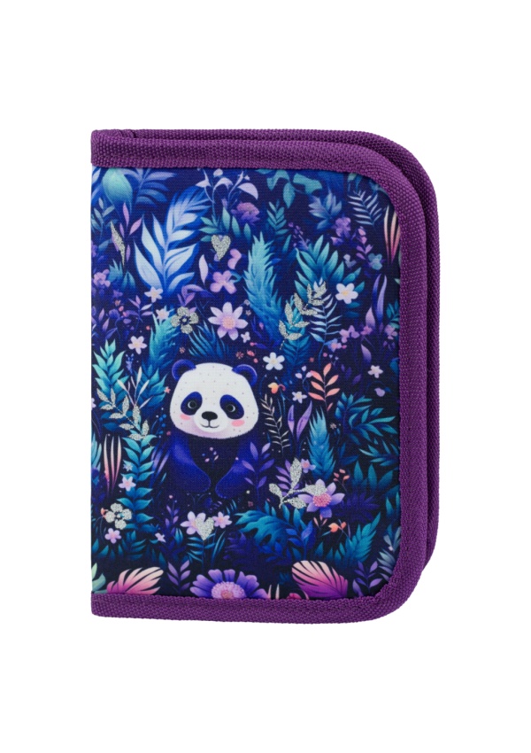 BAAGL Školní penál jednopatrový Jungle Panda