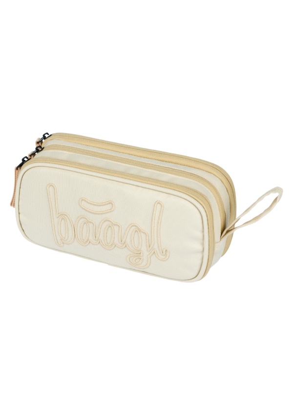 Levně BAAGL Studentský penál etue Beige