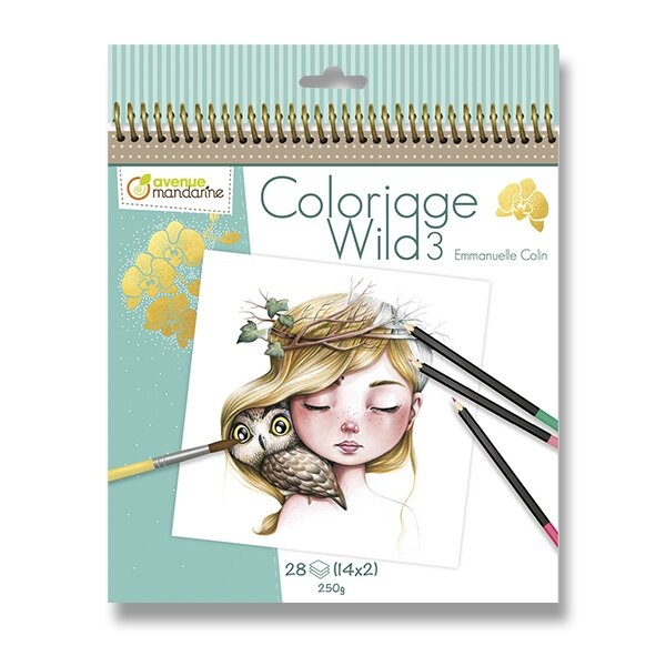 Levně Omalovánky Avenue Mandarine Coloriage Wild typ 3