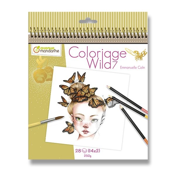 Levně Omalovánky Avenue Mandarine Coloriage Wild typ 7
