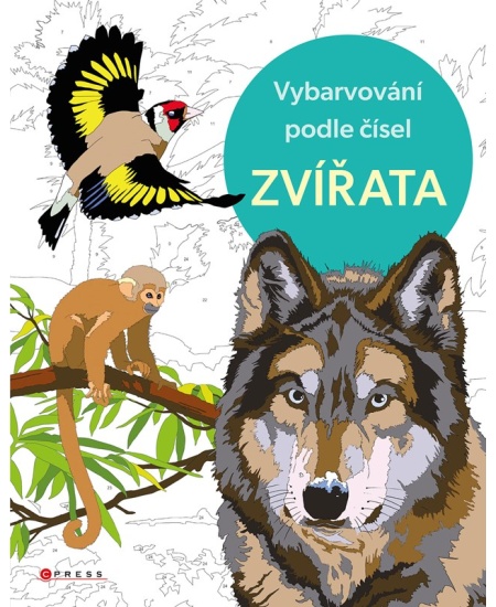 Levně Vybarvování podle čísel: Zvířata